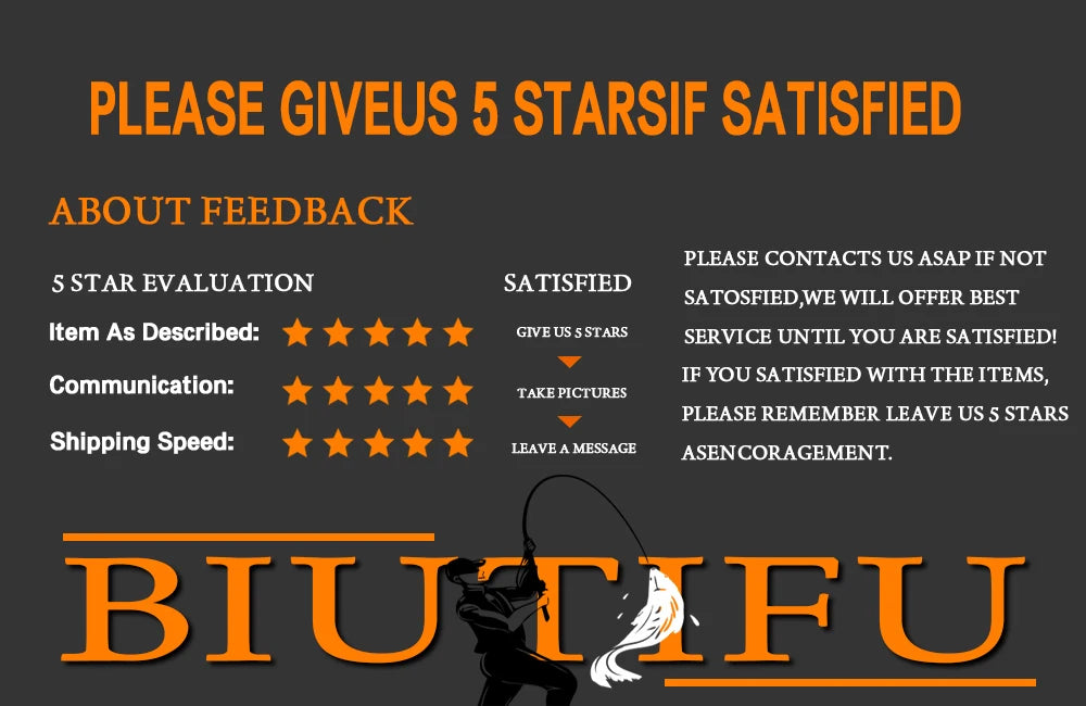 BIUTIFU Spinning Casting Fuji Rod