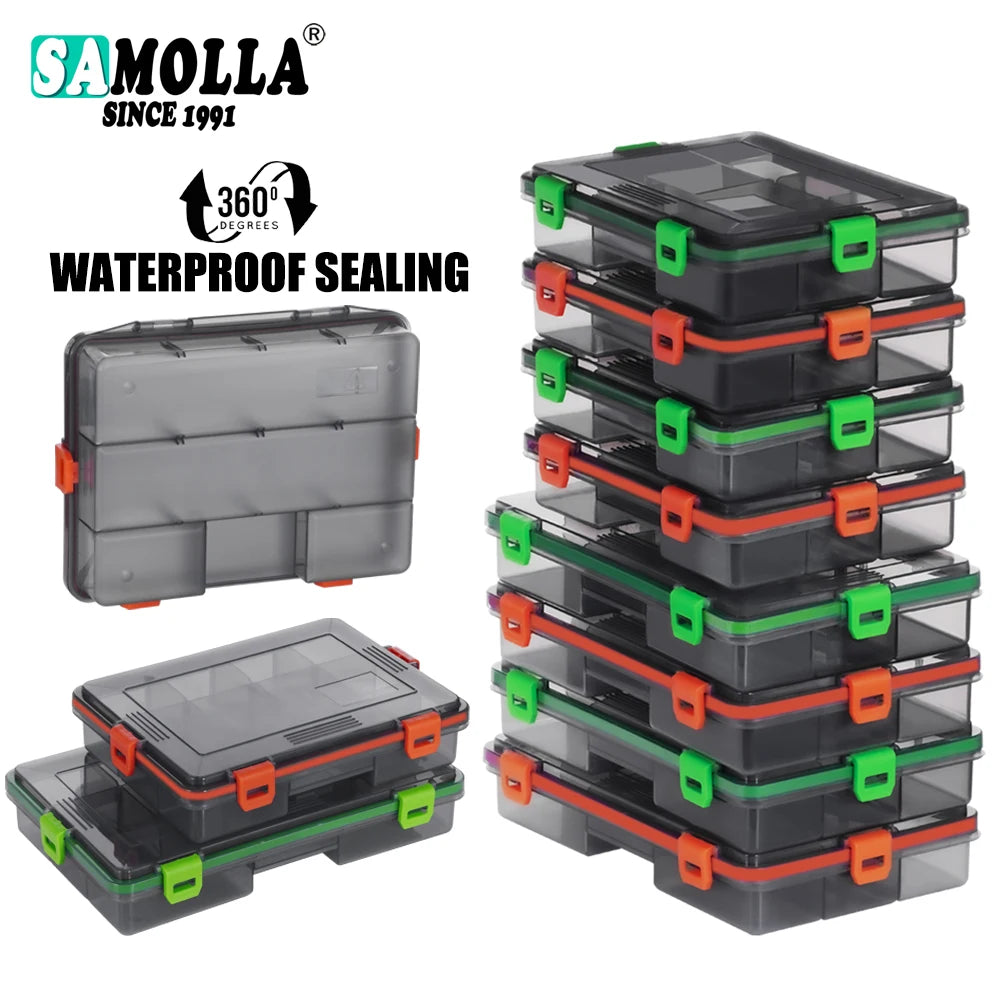 SAMOLLA Fishing Tackle Waterproof Box