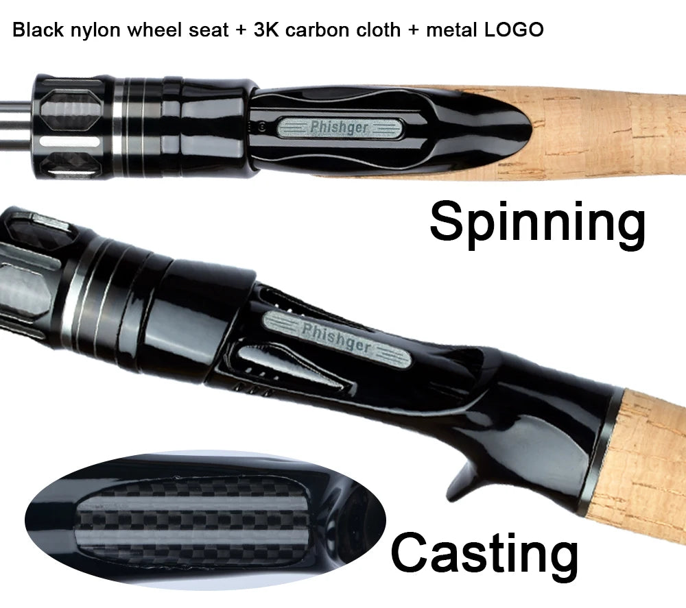 BIUTIFU Spinning Casting Fuji  Rods